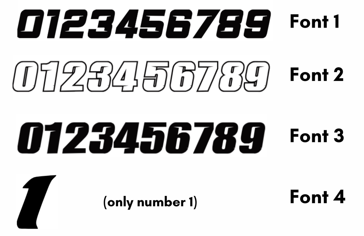 Motocutz Plate Decal